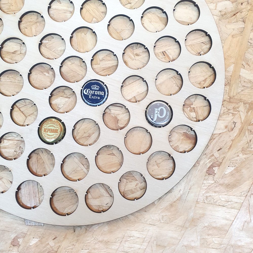 LARGE ROUND CIRCLE Bottle Cap Holder